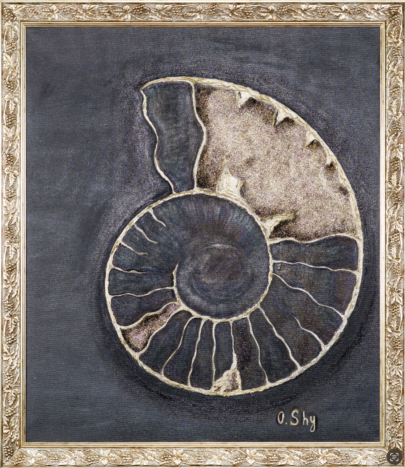 Talisman Painting – “Black Pearl”