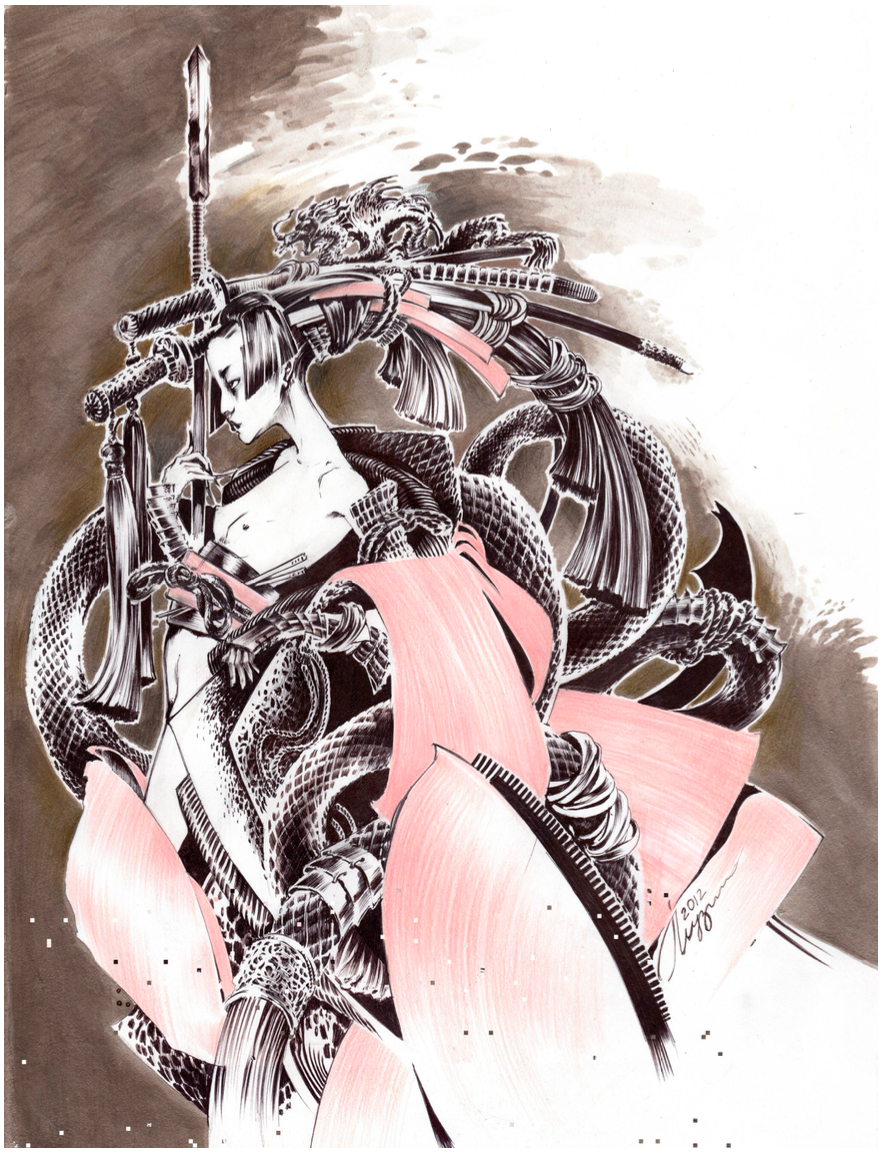 Geisha-Krieger