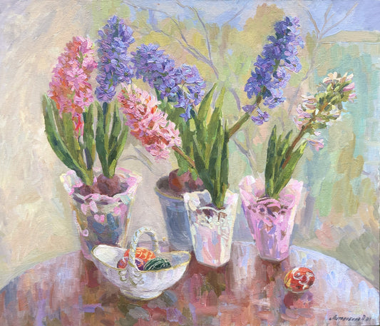 Still life Hyazinthen